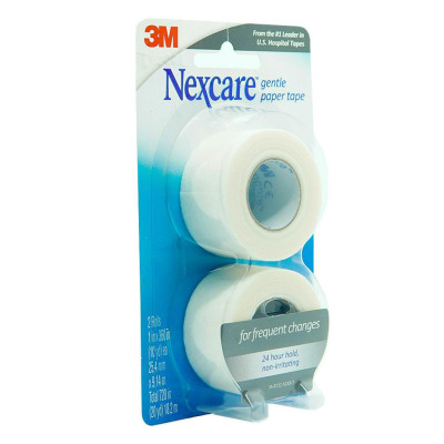 Băng keo cuộn giấy y tế cố định gạc, kim truyền,... 3M Nexcare 781-2pk, sản xuất tại Mỹ