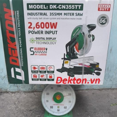 MÁY CẮT NHÔM  LƯỠI  355 2600W   DK-CN355TT DEKTON -HÀNG CHÍNH HÃNG