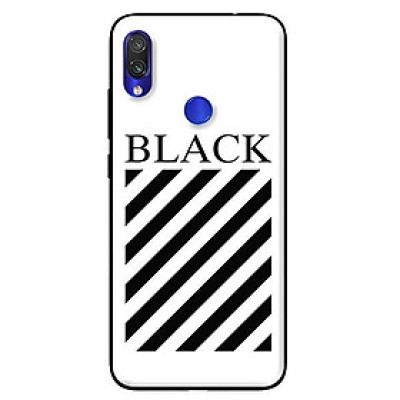 Ốp in cho Xiaomi Redmi Note 7 Đen - Hàng chính hãng