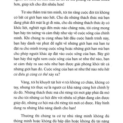 Nick Vujicic - Cuộc Sống Không Giới Hạn (Tái Bản 2022)