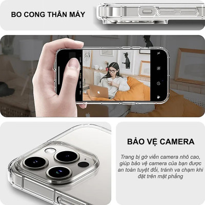 Ốp lưng dẻo cho iPhone 15 Pro Max | 15Pro, ốp trong chống sốc TOTU – Hàng chính hãng