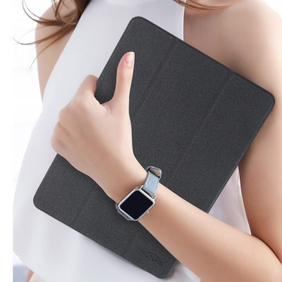 Bao da Mutural Tailor dựng đứng có khay bút dành cho iPad Air 2 / iPad 6 - Hàng chính Hãng