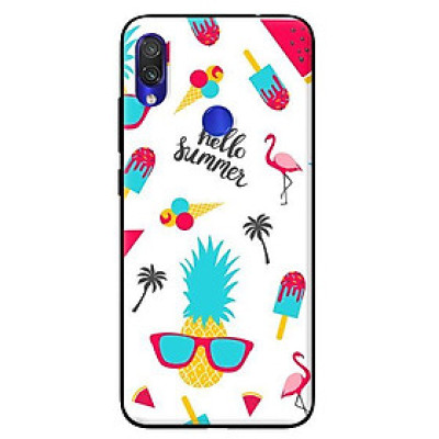 Ốp lưng in cho Xiaomi Redmi Note 7 mẫu Xin Chào Mùa Hè - Hàng chính hãng