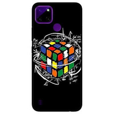 Ốp lưng dành cho Realme C21Y - C25Y mẫu Rubik Toán Học