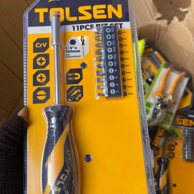 BỘ TUA VÍT ĐỔI ĐẦU 11 MÓN TOLSEN 20044 - HÀNG CHÍNH HÃNG