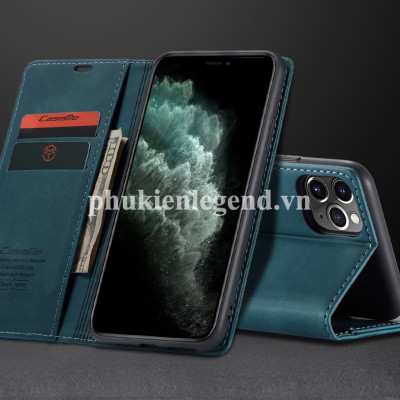 Bao da dạng ví hiệu Caseme dành cho iPhone 11 Pro Max , iPhone 11 , iPhone 11 Pro  chống sốc chống va đập, kèm ngăn đựng thẻ đựng tiền tiện lợi - Hàng chính hãng