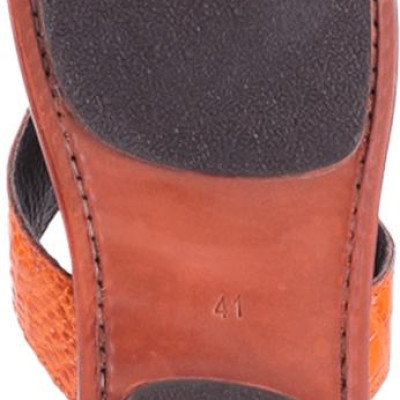 Dép Nam Da Cá Sấu Móng Tay Huy Hoàng HT7215 - Vàng