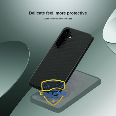 Ốp Lưng Nillkin Dành Cho Samsung S24 FE Dạng Sần Viền Silicon - Hàng Chính Hãng