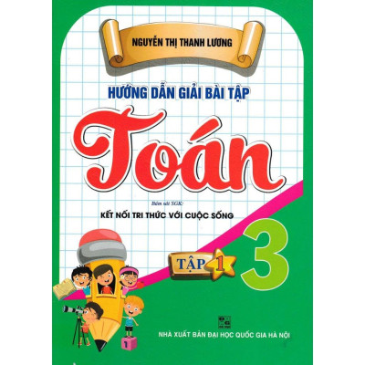 Sách - Hướng Dẫn Giải Bài Tập Toán Lớp 3 - Combo 2 Tập - Dùng Kèm SGK Kết Nối - Hồng Ân