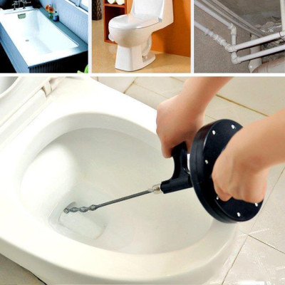 Dụng Cụ Thông Cống Có Quai Cầm Dây Dài 4M Tiện Dụng