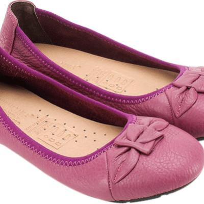 Giày Nữ Búp Bê Da Bò Huy Hoàng HT7911 - Tím