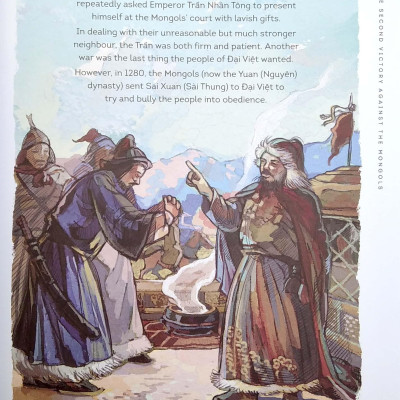 A History Of Vn In Pictures. The Second Victory Against The Mongols (In Colour)
