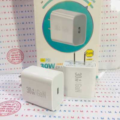 Củ sạc nhanh LI-TOP GaN AC17 công suất PD 30W có chứng nhận 3C tiêu chuẩn quốc gia, hàng chính hãng bảo hành 12 tháng