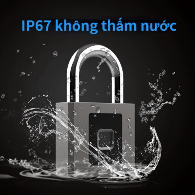 Ổ KhóIa Vân Tay Sai Đại Chống Trộm – Dùng Cho Cổng Cửa Nhà, Bền Bỉ Ngoài Trời, ĐÈN ỐP TRẦN