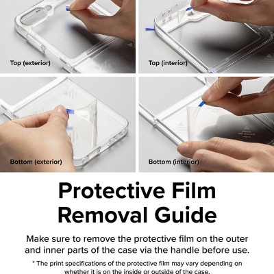 Ốp lưng trong suốt dành cho Samsung Galaxy Z Flip 7/ Z Flip 6 RINGKE Fusion_ Hàng chính hãng