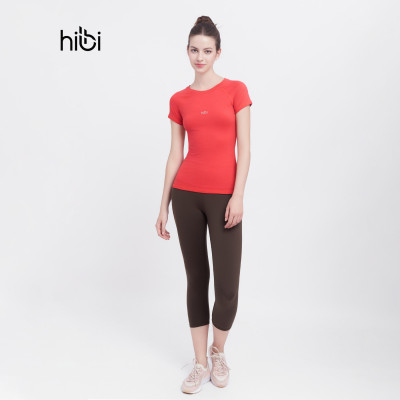  Áo Thun Thể Thao Nữ Tập Yoga Gym Hibi Sports TS004 Kiểu Có Tay 1 Lớp