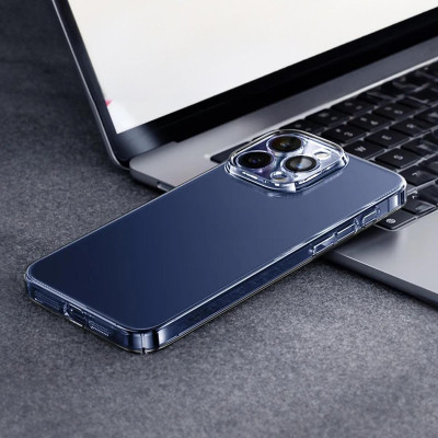 Ôp lưng trong suốt siêu mỏng 0.3mm bảo vệ camera cho iPhone 16 Pro Max.16 Pro, 16 Plus, iPhone 16, iPhone 15 Pro Max, 15 Pro, 15 Plus, iP 15, 14 Pro Max hiệu Memumi Camshield - Thiết kế mặt lưng PC chống ố vàng, trang bị màng camera - Hàng nhập khẩu