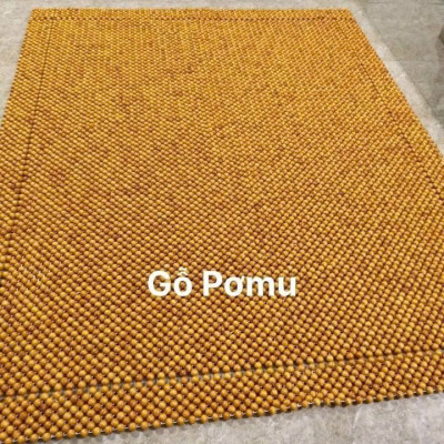Chiếu Hạt Gỗ Pơ Mu Cao Cấp - Kích Thước 1,2mx1,9m hạt 1.8cm ( video , hình thật ) 