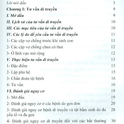 Tư Vấn Di Truyền Và Sàng Lọc, Chẩn Đoán Trước Sinh (Tái bản)