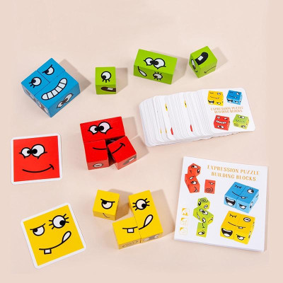 Đồ chơi Rubik thay đổi cảm xúc khuôn mặt