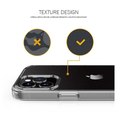 Ốp Lưng Trong Suốt cho IPHONE 15 Pro/ 15 Pro Max WiWu Chống Sốc 4 Góc, Ốp Dẻo, Chống Ố Vàng, Hạn Chế Bám Vân Tay - Hàng Chính Hãng