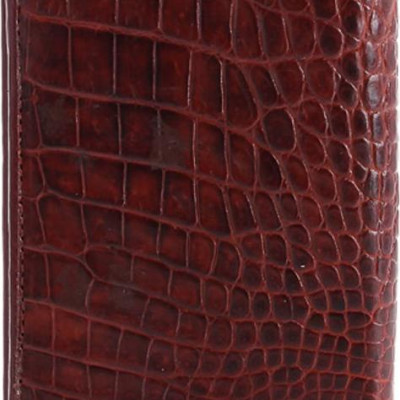 Ví nam da cá sấu đan viền gai lưng kiểu đứng nhiều màu Huy Hoàng HT2255-2256-2703