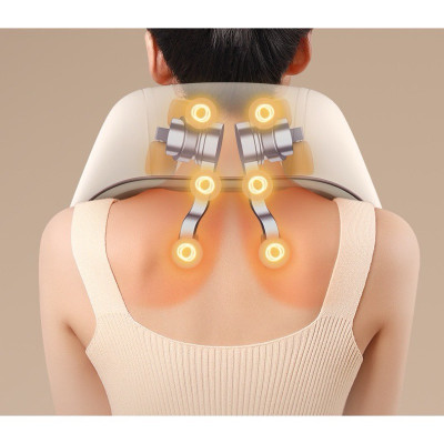￼Đai Massage Cổ Vai Gáy Công Nghệ Nhật Bản Cao Cấp Xoa Bóp Giảm Mệt Mỏi Căng Thẳng