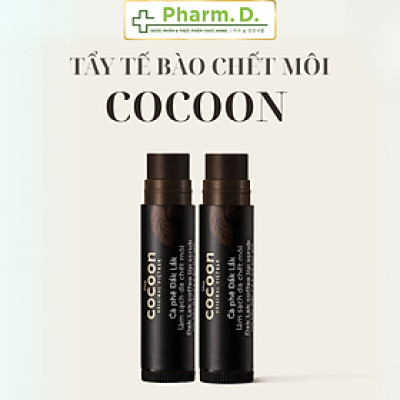 Tẩy Da Chết Môi Cocoon Cà Phê Đắk Lắk 5g – Làm Mềm Môi, Hồng Tự Nhiên, Không Hạt Vi Nhựa