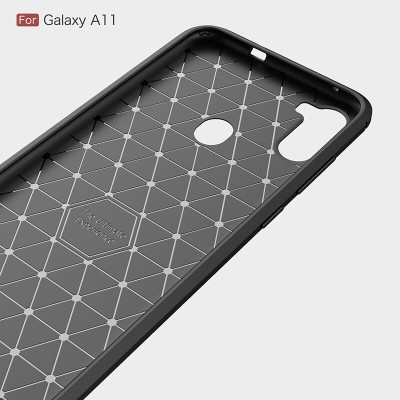 Ốp lưng chống sốc cho Samsung Galaxy A11 hiệu Likgus (chuẩn quân đội, chống va đập, chống vân tay) - Hàng nhập khẩu