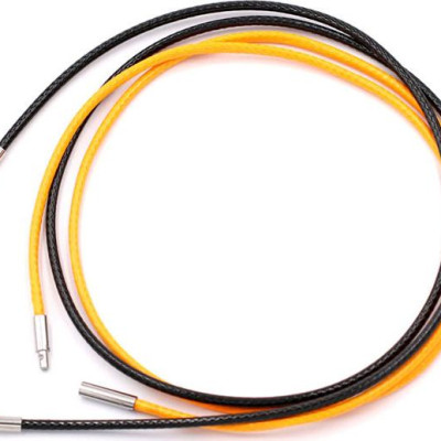 Combo 2 sợi dây vòng cổ cao su - đen + vàng DCSEV1