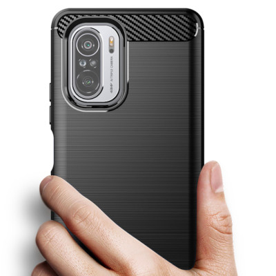 Ốp lưng chống sốc Vân Sợi Carbon cho Xiaomi Redmi K40 /K40 Pro - Hàng nhập khẩu