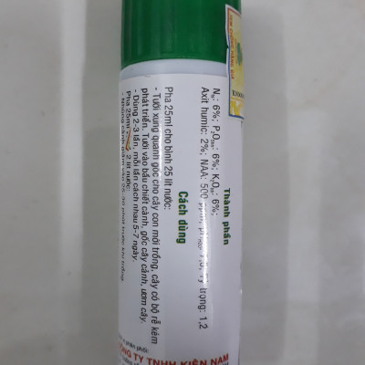 Phân bón NPK sinh học KINA R666 kích thích RA RỄ CỰC MẠNH Chai 25ml