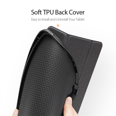 Bao Da Dành Cho iPad Pro 12.9 2020 / 2021 / 2022 Dux Ducis Domo Series Có Khe Cắm Bút, Tự Động Tắt Mở - Hàng Chính Hãng