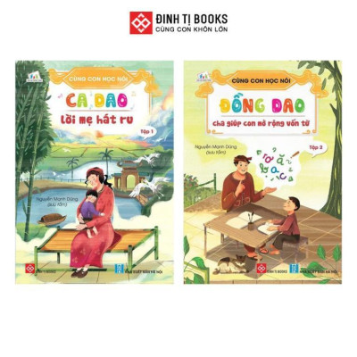 Sách- Cùng Con Học Nói - Chọn Lẻ 2 Chủ Đề - Đinh Tị Books