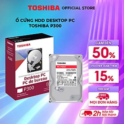 Ổ cứng HDD Toshiba P300 3.5 inch Desktop Hàng Chính Hãng