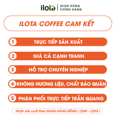 Cà Phê ILOTA 8 President Arabica Cầu Đất Specialty coffee rang xay nguyên chất Dạng Bột Amazing Cup 2021 250gr