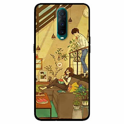 Ốp lưng dành cho Oppo R17 Pro mẫu Cặp Đôi Ăn Dưa