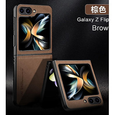 Ốp lưng da cho Samsung Galaxy Z Flip 7 / Flip 6 hiệu X-Level cao cấp - Hàng chính hãng