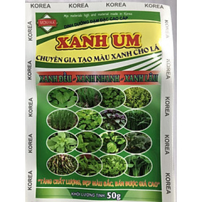 5 GÓI PHÂN BÓN XANH UM - 5 GÓI PHÂN BÓN Ú NU