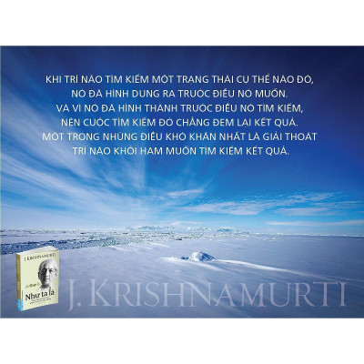 Sách - Như Ta Là - J.Krishnamurti