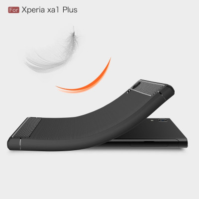 Ốp lưng chống sốc dành cho Sony Xperia XA1 Plus Silicon hàng chính hãng Rugged Shield cao cấp - Hàng Nhập Khẩu