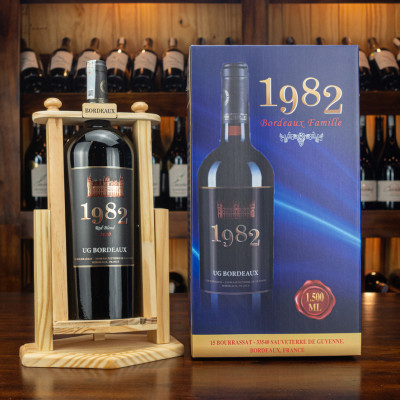 Rượu vang đỏ Pháp 1982 UG Bordeaux Cabernet Franc