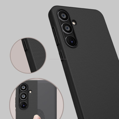 Ốp Lưng Sần chống sốc cho Samsung Galaxy A35 hiệu Nillkin Super Frosted Shield - Hàng Chính Hãng