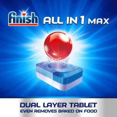 Túi 94 viên rửa chén Finish All In 1 Max Dishwasher Tablets QT04590