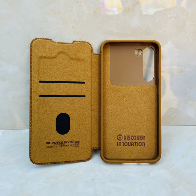 Bao da dành cho Galaxy S23 Plus Nillkin Qin- hàng chính hãng