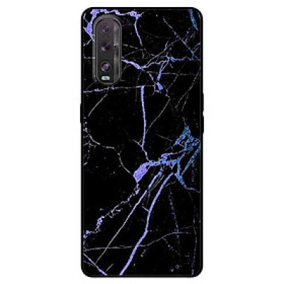 Ốp lưng dành cho Oppo Find X2 mẫu NỀN ĐÁ HOA 4