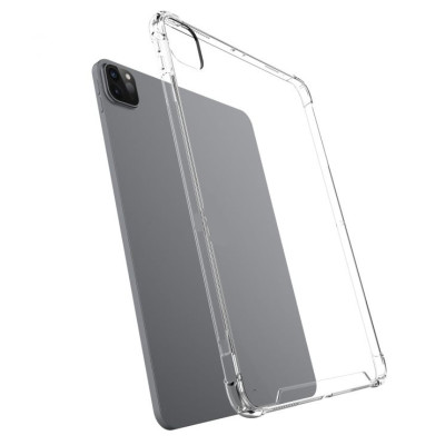 Ốp lưng trong suốt có gờ bảo vệ cho apple Ipad pro 2020 / 2021 12.9 inch - hàng nhập khẩu