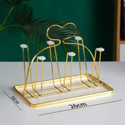 GIÁ ÚP  LY CỐC HÌNH TIM MÀU VÀNG SANG TRỌNG 