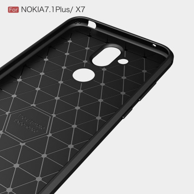 Ốp lưng chống sốc Likgus cho Nokia 8.1 / Nokia X7  (chuẩn quân đội, chống va đập, chống vân tay) - Hàng chính hãng
