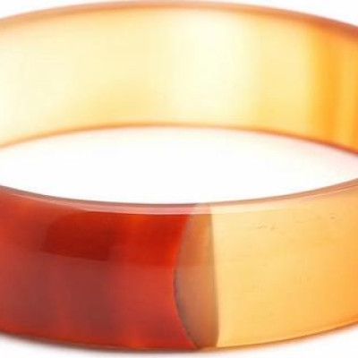 Vòng Tay Nữ Mã Não Leo Store - Đỏ Cam (5cm)